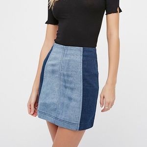 Free People Modern Femme Denim Mini